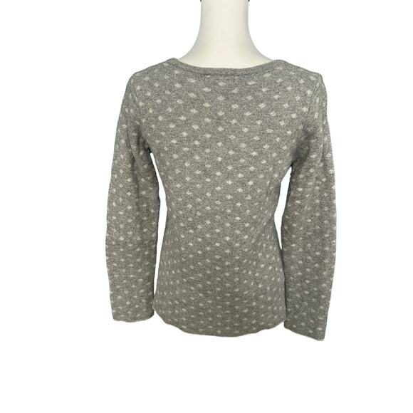 Benedetta B. Gray and White Sweater Medium - Picture 3 of 3